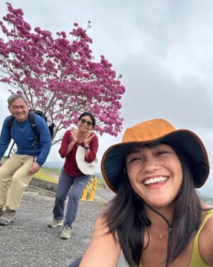 Karen Chuang Instagram - December 23, 2023 :: I spent the last three weeks with my parents in their homeland, and seeing where they came from always 1) reminds me of the stark improbability of our lives today and 2) fills me with a deep sense of gratitude. 

My parents came to the US from the Repbulic of China, also known as Taiwan, in 1984 for my dad to get his masters in computer science at UC Santa Barbara. My brother and I were born and raised in California, and growing up I feel like we juggled and sometimes struggled with two very different cultures. To value individuality or the group? To prioritize our interests or our education? Our parents managed to gracefully straddle these contrasting Eastern v. Western ideals as they raised us.

To spend time with my parents in the place where they are from is to see what they sacrificed and how they struggled. How they broke through social and economic barriers in not one but two countries. How the things that may seem absolutely impossible in one generation is attainable in the next. 

謝謝爸爸媽媽，真幸福有您給我的支持和愛心♥️

#asianamerican #asiandancer #immigrantparents