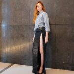 Karen Gillan Instagram - 🤖 Guardians Of The Galaxy 🤖 Styled @rebeccacorbinmurray Hair @bobbyeliot Make up @jennakristina #guardiansofthegalaxyvolume3 #marvel @marvelstudios Seoul South Korea