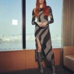 Karen Gillan Instagram - The Guardians Of The Galaxy Vol 3 tour continues… Styled by @rebeccacorbinmurray Hair @bobbyeliot Make up @jennakristina Seoul South Korea