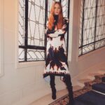 Karen Gillan Instagram - On fire in @kitx (in Paris) Styling @rebeccacorbinmurray Hair @bobbyeliot Make up @jennakristina Paris, France