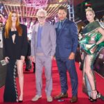 Karen Gillan Instagram - The Guardians on the red carpet in Korea… Styling @rebeccacorbinmurray Hair @bobbyeliot Make up @jennakristina #guardiansofthegalaxy #marvel @marvelstudios Seoul South Korea