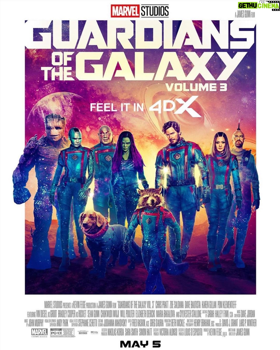 Karen Gillan Instagram - New Guardians Of The Galaxy Volume 3 posters!!!! #gotgvol3 @marvelstudios