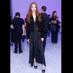 Karen Gillan Instagram - Brandon Maxwell show #nyfw Hair @thedavidcruz Make up @shaynagold Outfit @brandonmaxwell obvs