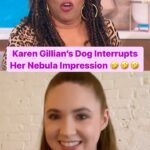 Karen Gillan Instagram – @karengillan’s dog is afraid of her Nebula voice 🤣