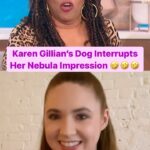 Karen Gillan Instagram - @karengillan’s dog is afraid of her Nebula voice 🤣