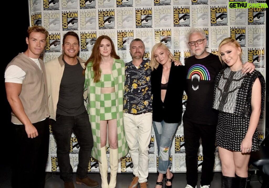 Karen Gillan Instagram - COMIC CON!!!!!! The greatest weekend of the year. Hall H, all the fans, all the costumes, all the love, and the drinks 😆 Had a blast. Thank you all for crying with us at the new Guardians trailer. It was an emotional ride and I can’t wait for the rest of the world to see the first look at Guardians Volume 3! #comiccon #sdcc2022 #gotgvol3