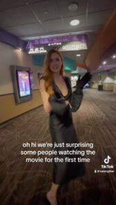 Karen Gillan Instagram - Found this in my drafts; surprising an audience in Miami!!! @marvelstudios @pom.klementieff #guardiansofthegalaxyvol3 #guardiansofthegalaxy #marvel Miami, Florida