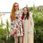 Karen Gillan Instagram - A beautiful evening with @zimmermann in the Hamptons. Thanks for having me. #zimmermann Hair/make up @jodieboland East Hampton, NY