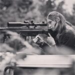 Karen Gillan Instagram - Coffee, nap, shoot. A few BTS shots from #gunpowdermilkshake Out NOW on @skytv and in cinemas in 🇬🇧