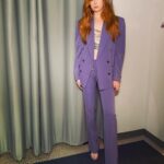 Karen Gillan Instagram – Well I just about lost my goddamn mind getting to be on @bravowwhl to chat all things Vanderpump Rules (which I watched for 4 hours A DAY while getting into Nebula make up). 
#guardiansofthegalaxyvol3 

Outfit @stellamccartney 
Styling @rebeccacorbinmurray 
Make up @kaleteter 
Hair @thedavidcruz New York, New York
