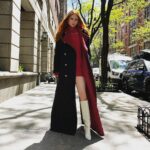 Karen Gillan Instagram – The Guardians touch down in New York City 🍎 #guardiansofthegalaxyvol3 @marvelstudios 

Styling @rebeccacorbinmurray 
Hair @thedavidcruz 
Make up @kaleteter New York, New York