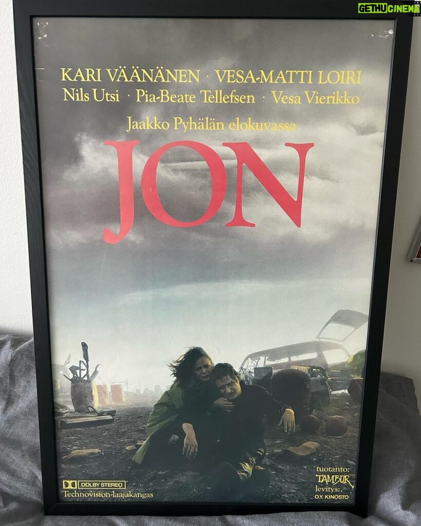 Kari Hietalahti Instagram - Got the poster of the great movie🎈 • R.I.P. #jaakkopyhälä #vesamattiloiri 🥀 #jon / LONG LIVE #kariväänänen #vesavierikko 🫡 Helsinki, Finland
