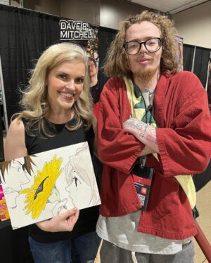 Kari Wahlgren Instagram - Met some lovely people today @collegestationcomiccon !!😍