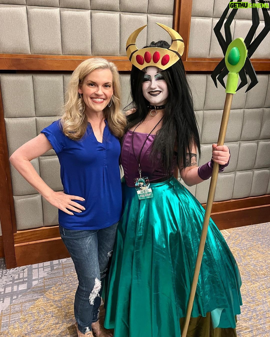 Kari Wahlgren - 1.1K Likes - Just blown away by the overwhelming kindness and cosplay of the @sabotencon fans here in Phoenix! Thanks for an amazing Day 2β¦ππ