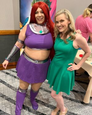 Kari Wahlgren Instagram - Day one at @sabotencon! 💗

#anime #animation #videogames #convention #cosplay