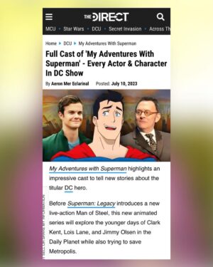 Kari Wahlgren Instagram - Who's watched it? 🙋🏼‍♀️ Did you find my characters, Ma Kent and Young Clark?

#myadventureswithsuperman #makent #clarkkent #superman #dcu #dccomics