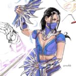 Kari Wahlgren Instagram - Getting tagged in some of the COOLEST #MortalKombat artwork!! Keep it coming!!!😍😱💙💜 🎨 @koomblox @davkgerart @christina_shadee @mr_kayo13 @callmebryaniii #mk1 #mortalkombat #fanart #mileena #kitana #voiceover