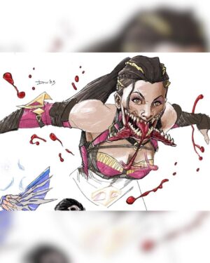 Kari Wahlgren Instagram - Getting tagged in some of the COOLEST #MortalKombat artwork!! Keep it coming!!!😍😱💙💜

🎨 
@koomblox
@davkgerart
@christina_shadee
@mr_kayo13
@callmebryaniii

#mk1 #mortalkombat #fanart #mileena #kitana #voiceover
