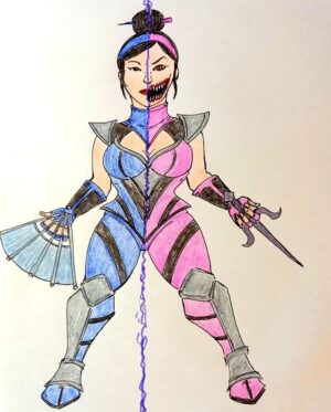 Kari Wahlgren Instagram - Getting tagged in some of the COOLEST #MortalKombat artwork!! Keep it coming!!!😍😱💙💜

🎨 
@koomblox
@davkgerart
@christina_shadee
@mr_kayo13
@callmebryaniii

#mk1 #mortalkombat #fanart #mileena #kitana #voiceover