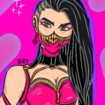 Kari Wahlgren Instagram - Getting tagged in some of the COOLEST #MortalKombat artwork!! Keep it coming!!!😍😱💙💜 🎨 @koomblox @davkgerart @christina_shadee @mr_kayo13 @callmebryaniii #mk1 #mortalkombat #fanart #mileena #kitana #voiceover