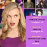 Kari Wahlgren Instagram - Upcoming convention appearances are starting for 2024! Can’t wait to meet you all this year!🤩 If you’d like me to come to a con near you, please tag your convention in the comments!💗 📸 @deidhra #deidhrafahey #deidhrafaheyphotography #conventions #autographsigning #anime #cartoons #voiceover #travel #videogames Long Beach Convention Center