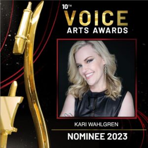 Kari Wahlgren Instagram - I can’t begin to say how honored I am to be nominated for the SOVAS Voice Awards for “Outstanding Body of Work.” Nominees must have at least 15 years in the industry…it’s surreal to think that it’s been 22 years since my first VO job in Los Angeles. Thank you for the nomination, @societyvoicearts. It’s a true honor. 🙏🏼💗

#voiceacting #voiceover #SOVAS #VoiceAwards #VoiceArtsAwards