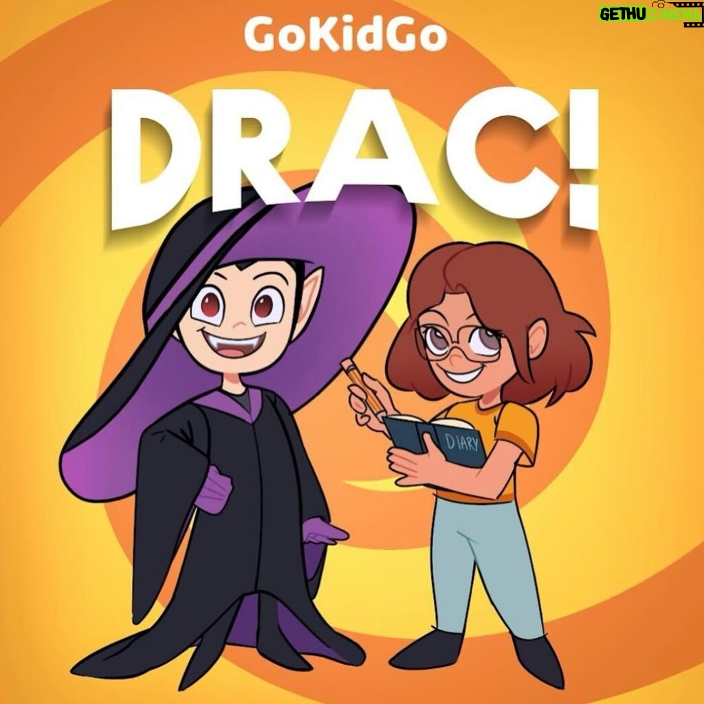 Kari Wahlgren Instagram - Check out this cute new show! My friend @eric_rogers_here, who writes for a number of cartoon series, just released the first episode of DRAC! that combines my love of animation and vampires — just in time for the Halloween season! 🎃🧛🏻‍♀️ 🎧 gokidgo.com/drac