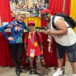 Kari Wahlgren Instagram - 💗A huge heartfelt thank you to everyone at @anime_los_angeles. It was a wonderful weekend and I loved seeing all of you! Here’s hoping we can do it all again next year. PS - huge shoutout to @thekit for my GORGEOUS shirt. I got so many compliments on it today! 😍 #anime #convention #autographsigning #voiceover #fandom #cosplay Long Beach Convention and Entertainment Center