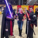 Kari Wahlgren Instagram - Day two at @anime_los_angeles! Really enjoyed my Q&A panel with my style sister @emmafyffe, and meeting the wonderful fans. Also, I’m LOVING handing out my personalized ribbons… 💗check my stories for Saturday’s clue to get your ribbon… 👀 #anime #convention #voiceover #autograph #cosplay Long Beach Convention and Entertainment Center