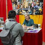 Kari Wahlgren Instagram - What an incredible first day of @anime_los_angeles! The fans could not have been more wonderful.…Looking forward to day two! 😎 (PS- My recent favorite thing is taking elevator pictures of people in cosplay. It just makes me so happy… 😍 So prepare to be photobombed at future conventions. 🤪🥰) #anime #convention #flcl #voiceover #cosplay #fandom Long Beach Convention and Entertainment Center