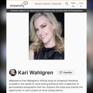Kari Wahlgren Instagram - Hey Mortal Kombat fans! 🪭 ⚔ I'll be doing a livestream signing coming up soon -- so if you've wanted an autograph but just couldn't make it to a convention, this is a great opportunity! Check the link in my profile for all the details! 💗

#mortalkombat #autograph #signing #mileena #kitana #mk1
