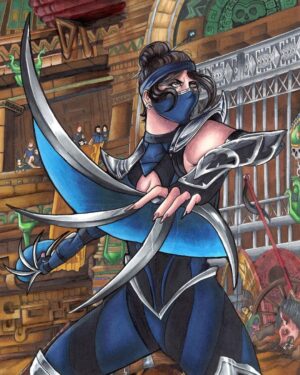 Kari Wahlgren Instagram - Highlighting YOU today! Nothing makes me happier than seeing your fan art…such amazingly talented artists out there!🥰😍

#fanart #mortalkombat #mk1 #mileena #kitana