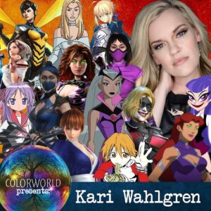 Kari Wahlgren Instagram - Getting ready to sign some prints, record some clips, and have some chat time with all of you! Be sure to sign up for a spot for @colorworldlive on October 7! 💗

#voiceover #animation #videogames #anime