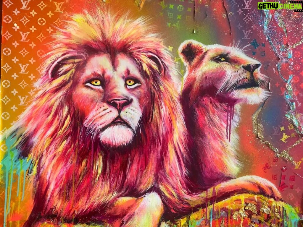 Karin Brauns Instagram - We don't count favors over here. If I said I got you, I got you. . . . . . #artgallery #art #artist #gallery #manhattanbeach #pet #lovepet #sale #social #popart #fineart #life #business #laart #lion #lionart #artist #artforsale #colorpallete #artistsofinstagram #artcollective #acrylicpaint #paintingart #etsy #colorfulsinartgallery #karinbraunsgallery #follow #animals #karinbrauns Manhattan Beach, California