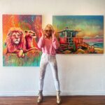 Karin Brauns Instagram - Fresh new originals up for sale at the gallery @colorfulsinartgallery, not a local? DM for inquiries . . . . . #artgallery #art #artist #gallery #manhattanbeach #pet #lovepet #sale #social #beach #popart #fineart #dog #life #business #redondobeach #laart #lion #lionart #artist #artforsale #acrylicpaint #paintingart #etsy #colorfulsinartgallery #karinbraunsgallery #karinbrauns #beachart Manhattan Beach, California