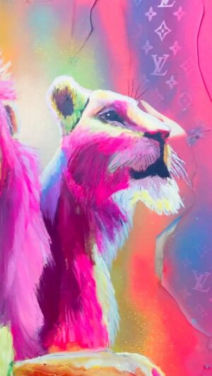 Karin Brauns Instagram - Just a little brief tour of my artwork hanging on the walls at: 729 N La Cienega Blvd, West Hollywood, CA 90069

Swing by for a visit or DM for sale inquiries 

#art #artwork #sale #artsale #fineart #hollywood #event #popart #weho #lions #animals #design #interiordesigner #fun
