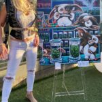Karin Brauns Instagram - Flashback from Friday, showcasing our artwork at @secretsesh_tim @wisdome.la Lit times! 🤩 #nft #art #artist #weekend #wisdome #ape #event #sale #artsale #gizmo #gremlins #weed #event #fun #fineart #popart #la Wisdome.LA