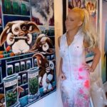Karin Brauns Instagram - “Lit Gremlins up and smoke” freshly signed and up for sale 48” x 36” DM for inquiries #gremlins #gizmo #dispensary #smoke #popart #artsale #weed #smoke #lit #candy #art #artist #sale #fineart #friday #la #super #socal #kush Manhattan Beach, California