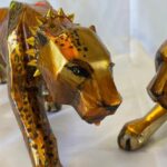 Karin Brauns Instagram - Happy Caturday "Luxurious Predators" Original sculpture made by Karin Brauns DM for more inquiries . . . . . . . #lion #tigers #lionart #artist #artwork #handmade #cheetah #leopard #animal #ankmalsculptures #wild #sculpture #artistsoninstagram #contemporarysculpture #modernart #interiordesign #instaart #ceramics #statue #artoftheday #artcollector #saturday #caturday #caturdayvibes #karinbraunsgallery #karinbrauns Manhattan Beach, California