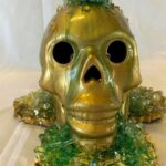 Karin Brauns Instagram - "Skull It" Original sculpture made by Karin Brauns DM for more inquiries . . . . . . . #skullart #skulltattoo #skeleton #artist #artwork #handmade #bones #death #horror #skullartwork #skulllove #sculpture #artistsoninstagram #contemporarysculpture #modernart #interiordesign #instaart #ceramics #statue #artoftheday #artcollector #karinbraunsgallery #karinbrauns Manhattan Beach, California