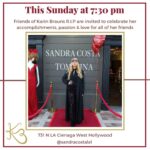 Karin Brauns Instagram - Friends of Karin Brauns RIP Please come and join us to celebrate @karinbrauns accomplishments, her passion and love for all her friends. 07.30pm this Sunday night at my showroom 731 N LA Cienaga West Hollywood. Bring a bottle for the bar. The owners of the building of my store will start demolition so we are moving out and this will be our last party. We celebrate our success in the our gallery representing Karins work. I do hope to see you so please do come and see me. ~Sandra Costa West Hollywood, California