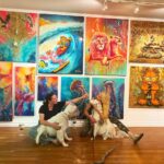 Karin Brauns Instagram - Kicking off the first weekend of June with great furry/ pawfect friends at the gallery Come in visit @colorfulsinartgallery . . . . . #artgallery #art #artist #gallery #pet #lovepet #sale #social #localartists #localart #popart #fineart #dog #life #business #june #laart #junedit #juneteenth #artist #artforsale #acrylicpaint #paintingart #etsy #colorfulsinartgallery #manhattanbeach #karinbrauns #beachart Manhattan Beach, California