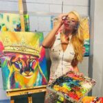 Karin Brauns Instagram - A colorful boost of meow... work in progress . . . . . #cats #catsofinstagram #cat #art #catstagram #artist #catlover #paintingprocess #catlovers #instacat #kitten #paintingart #meow #kittens #artistoninstagram #kitty #love #cute #pet #animals #dogs #gatos #world #gato #petsofinstagram #kittensofinstagram #cutecats #catlove #acrylicpaint Manhattan Beach, California