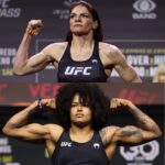 Karine Silva Instagram - Lauren Murphy vs Karine Silva is booked for #UFC299 on March 9. Lauren Murphy x Karine Silva está marcada para o #UFC299 no dia 9 de março. [ 🇺🇸 laurenmurphymma vs 🇧🇷 @karine_killer_ufc ] Kaseya Center
