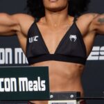 Karine Silva Instagram - No peso!!! Let’s gooooo!! #ufcfightnight #karinesilva #karinekiller #ufc #mma 🎥 by @fullsend_mma