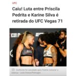 Karine Silva Instagram - Fala Galera, passando aqui para informar a todos que a minha luta saiu do card. Infelizmente minha adversária estourou o limite da categoria e não seria justo, eu ter feito meu trabalho corretamente e ser conivente com esse tipo de postura. Agradeço a todos pela torcida e carinho. Estamos pronto e na espera de uma próxima adversária. Matéria do @ag.fight