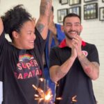 Karine Silva Instagram - Gratidão Time. Obrigada por todo carinho de sempre, mais um ano que comemoramos juntos de muitos que estão por vir. Esse aniversário está sendo ainda mais que especial, pois pude disfrutar ao lado de algumas pessoas que fazem a diferença em minha vida, obrigada pela parceria de sempre @bandit_mma12 e parabéns aniversariante. Feliz Novo ciclo pra gente 🎉🎊 Obrigada a todos por tornar uma parte do meu dia especial... @gileribeirobjj @balaobjj @simonesedor @tfpatrickcardoso @thiago.frasson @julio_migliorini @pedro_mmagr @maza_cunha @mma_rodrigo @chef.rafaelzucca @leonardomenacadorin @alanjhoni_ @lucaslacerdabjj @luoborio @diegomarlongr @camisbianca @ca_matosmma