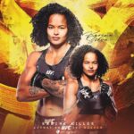 Karine Silva Instagram - Posted • @emi7designer O nome da vez é @karine_killer_ufc atleta de MMA que fará sua próxima luta no UFC292 em Boston, Massachusetts contra Maryna Moroz .. Karine Silva é o Brasil no UFC! #ufc #ufc229 #ufcboston #ufcnaband #karinekiller #killerkarine #boston #19deagosto #ufcbrasil #ufcfigthpass