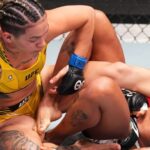 Karine Silva Instagram - Sobre a minha posição no UFC VEGAS 74... LEMBRANDO QUE ESSA POSIÇÃO É VÁLIDA NO MMA E NO JIU-JITSU APENAS NO GI, MARROM E PRETA ADULTO. 🚨 AS DEMAIS FAIXAS E IDADES A CRUZADA DE PERNA DE FORA PARA DENTRO É PROIBIDO 🚫🚨 @gileribeirobjj @balaobjj @simonesedor