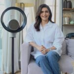 Karishma Tanna Instagram - Winter is coming, and so is the struggle with poor air quality! 😟 So, I’ve got my hands on the Goldmedal Oxyrich Air Purifying Bladeless Fan to keep my home’s air as fresh as my vibes! 💨✨ This sleek beast not only purifies the air but also flaunts a bladeless fan to keep the chill at bay😍 It even shows the air purity level! – talk about smart living! 🌟 I’m not just saying this; I’m genuinely a fan of this fan! 😄 So, if you’re looking to elevate your space and prioritize the air your loved ones breathe, consider bringing home the Goldmedal Oxyrich Air Purifying Bladeless Fan. Trust me, it’s a breath of fresh air you’ll love! 🫶🏻 #GoldmedalOxyrichAirPurifier #PureAir #Goldmedal #HomeGoals #HomeEssentials #GoldmedalElectricals #GoldmedalIndia #LifeOfTheAmazing #SmartLiving #HomeUpgrade #SwitchToTheAmazing #SwitchesAndSystems